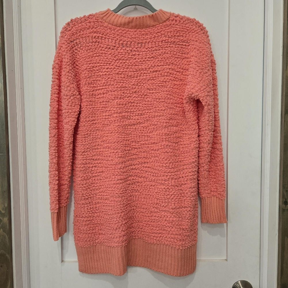 Zenana Outfitters 🦩 Coral Crew Neck Sweater - Picture 5 of 5
